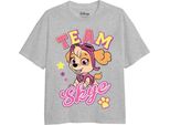 Paw Patrol - Maglietta "Team"" Per Bambina TV2719 (116) (Grigio)"