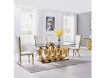 Tavolo Da Pranzo Moderno Tavolo In Acciaio Inox Tavoli Da Sala Da Pranzo Mobili Di Design Tavoli