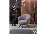 Soggiorno Moderno Poltrona Grigia Design Mobili Imbottiti Nuovi