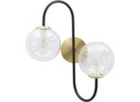 Mauro Ferretti Applique 2 Luci E14 36X24X45 Cm Oro Nero