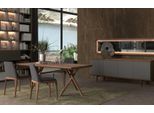 Mobili In Legno Per La Sala Da Pranzo Set Tavolo Da Pranzo Sedie Credenza Specchio