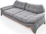 Divano Imbottito Grigio Di Design A 3 Posti Soggiorno A Tre Posti Divano Elegante