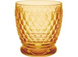 Villeroy & Boch Boston Bicchiere Colorato / Bicchiere Da Acqua / Bicchiere Da Succo / Bicchiere Da Cocktail Zafferano 10 Cm 200 Ml
