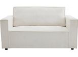 Divano Con Funzione Letto In Velluto A Coste "Grenelle"" - 2 Posti - Beige"