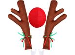 Costume Da Renna Natalizia Per Auto, Corna Natalizie Per Camion, Suv, Decorazione Auto