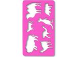 Koh Stencil - Stencil Per Animali Da Colorare Iii - Cammello , 12 Cm X 21 Cm