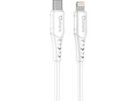Qcharx Sofia Cavo Da Usb-C A Lightning Trasparente Trasparente Taglia Unica