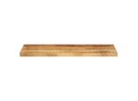 Vidaxl Piano Tavolo 80X40X2,5 Cm Rettangolare Legno Massiccio Grezzo Mango
