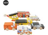 Le Toy Van Set Di Auto Di Soccorso Con Elicottero