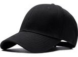 Cappello Da Baseball Universale Camerazar, Nero, Circonferenza Regolabile 55-60 Cm, Lunghezza Visiera 7,2 Cm