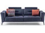 3 Posti Blu Design Moderno Divano In Tessuto Soggiorno Divano A Tre Posti