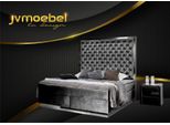 Letto Boxspring Letto 2X Comodino 3 Pezzi Cameretta Mobili Lusso Letti Nuovi