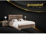 Letto Tessile Camera Da Letto Design Arredamento Moderno Letti Imbottitura Telaio Nuovo