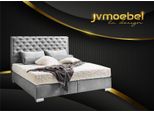 Chesterfield Boxspring Letto Tessile Camera Da Letto Mobili Letti Moderni Tessuto Nuovo