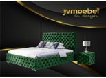Camera Da Letto Set Design Mobili Lusso Moderno Letti Chesterfield Verde 140X200