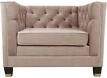 Poltrona Chesterfield Tessuto Viola Mobili Creativi Nuovo Soggiorno Moderno Rosa