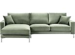 Divano Angolare Verde Salvia In Tessuto Design Divani Imbottiti Divani Nuovi Salotto Verde