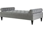 Chaise Longue Design Moderno Divano Lounger Mobili Nuovo Soggiorno Tessuto Chesterfield