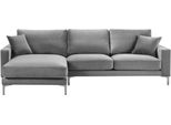 Divano Ad Angolo Grigio Xxl Grande Tessuto Textill Divani Chesterfield Mobili Creativi Soggiorno