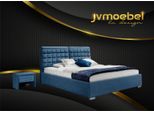 Lusso Letto Boxspring Design Tessuto Hotel Blu Letti Mobili Camera Da Letto Doppio
