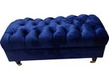 Lusso Sgabello Panchina Design Chesterfield Sgabello Relax Seduta Moderna Poggiapiedi