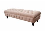 Sgabello Sgabello Imbottito Ottomana Chesterfield 120X70Cm