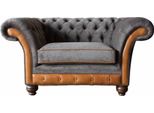 Poltrona Chesterfield Design Divano Imbottitura Tessile Divano Wing Chair Nuovo