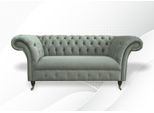Divano Chesterfield Divano Imbottito Divani Classici 2 Posti Pelle Tessuto Tessuto Nuovo