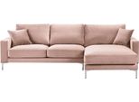 Divano Angolare Rosa In Tessuto Soggiorno Design Divani Imbottiti Divano Divano Angolare Nuovo