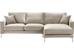 Soggiorno Design Divano Imbottito Divano Divano Beige Angolo Divano Tessuto Angolo Set Nuovo