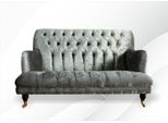 Divano Set Di 2 Design Divano Chesterfield Tappezzeria Divano Moderno Lusso Nuovo