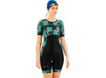 Zone3 Activate+ Tribal Rush Kurzarm-Trisuit Blau L Frau Blau L