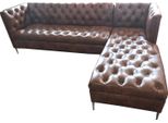 Divano Angolare Chesterfield A L In Pelle Divano Divano In Pelle Set Angolare