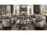 Set Unico Di Mobili Chesterfield 4 Pezzi. 2X Divano Rotondo + 2X Poltrone Nuovo