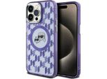 Karl Lagerfeld Klhmp15Lhmckmhu Iphone 15Pro 6.1 Fioletowy/Purple Iml Monogram Karl&Choupette Head Magsafe