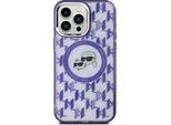 Karl Lagerfeld Klhmp15Shmckmhu Iphone 156.1 Fioletowy/Purple Iml Monogram Karl&Choupette Testa Magsafe