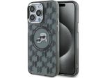 Karl Lagerfeld Klhmp15Xhmckmhk Iphone 15Pro Max 6.7 Czarny/Nero Iml Monogramma Karl&Choupette Testa Magsafe