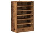 Vidaxl Scarpiera In Legno Vecchio 60X35X92 Cm Materiale A Base Di Legno