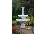 Fontana Rotonda 187 Cm Sculture In Pietra Da Giardino Decorazione Paesaggio Stagno Greco Carello