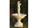 Fontana Rotonda 102 Cm Giardino Pietra Lusso Scultura Design Paesaggio Costa Noemi
