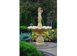 Fontana Rotonda 135 Cm Giardino Pietra Scultura Decorazione Paesaggio Elena Noemi