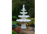 Fontana Rotonda 210 Cm Sculture In Pietra Da Giardino Decorazione Paesaggio Stagno Greco Ragazzi