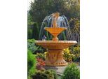 Fontana Rotonda 190 Cm Scultura In Pietra Da Giardino Decorazione Paesaggio Stagno Italia Carello