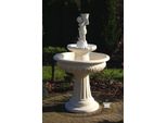 Fontana Rotonda 154 Cm Giardino Sculture Di Pietra Design Paesaggio Porto Con Bambino
