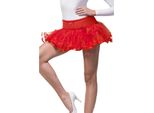 Smiffys - Sottoveste Da Donna SM830 (Taglia Unica) (Rosso)