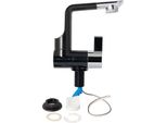 Rubinetto Automatico Da Campeggio Arona Nero Cromo Rubinetto Acqua Fredda 12V Microinterruttore