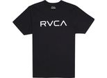 Rvca Big Maglietta A Maniche Corte Nero S Uomo Nero S