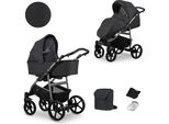 Passeggino Kunert Mata 2In1 In Antracite Con Telaio In Grafite - Sicuro E Confortevole