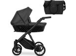 Passeggino Kunert Ivento 2In1 In Antracite Con Telaio Nero E Design Esclusivo