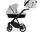 Carrozzina Kunert Ivento 2In1 In Grigio Con Telaio E Accessori Neri